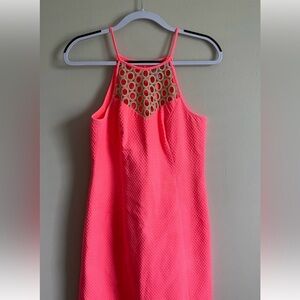 NWT Lilly Pulitzer Larina Shift Dress Pink Sun Ray Size 2
